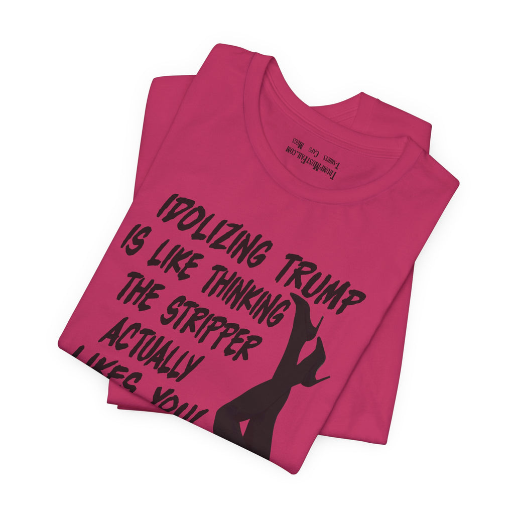 STRIPPER T-SHIRT/BERRY