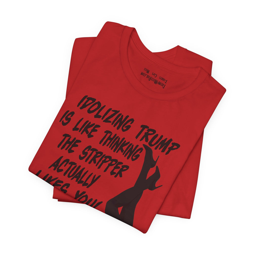 STRIPPER T-SHIRT/RED