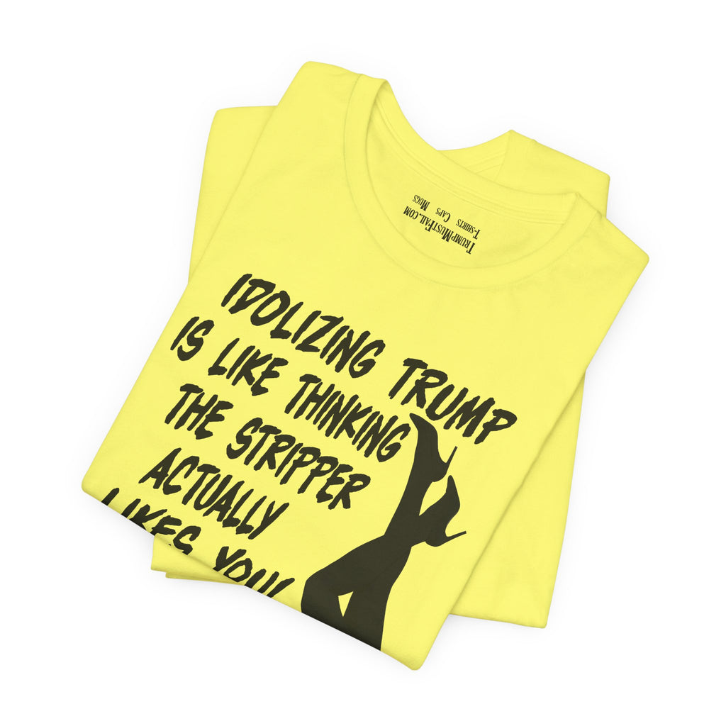 STRIPPER T-SHIRT/YELLOW