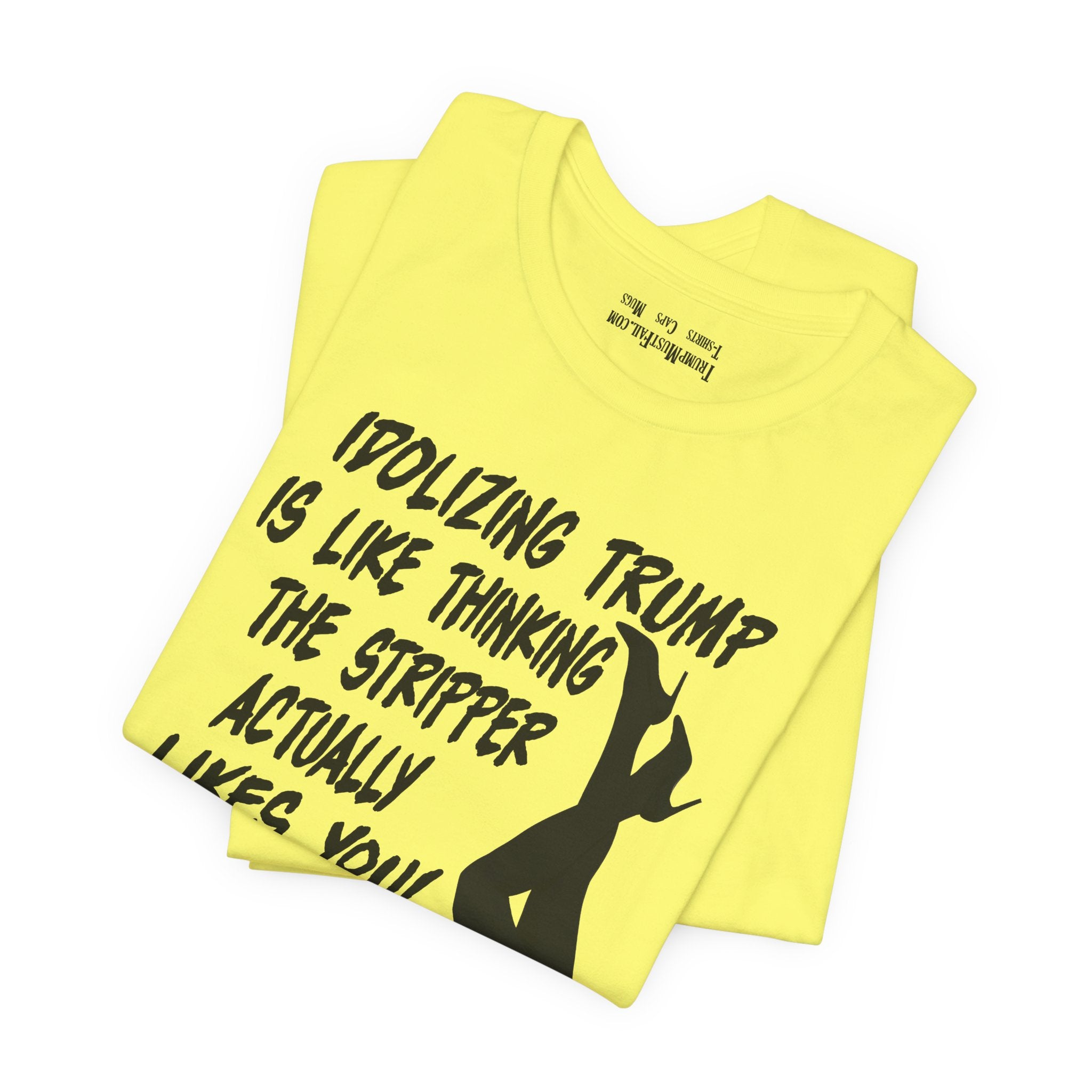 STRIPPER T-SHIRT/YELLOW