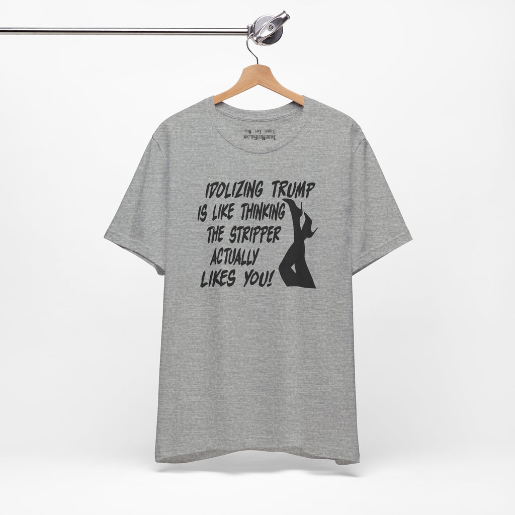 STRIPPER T-SHIRT/ATHLETIC HEATHER