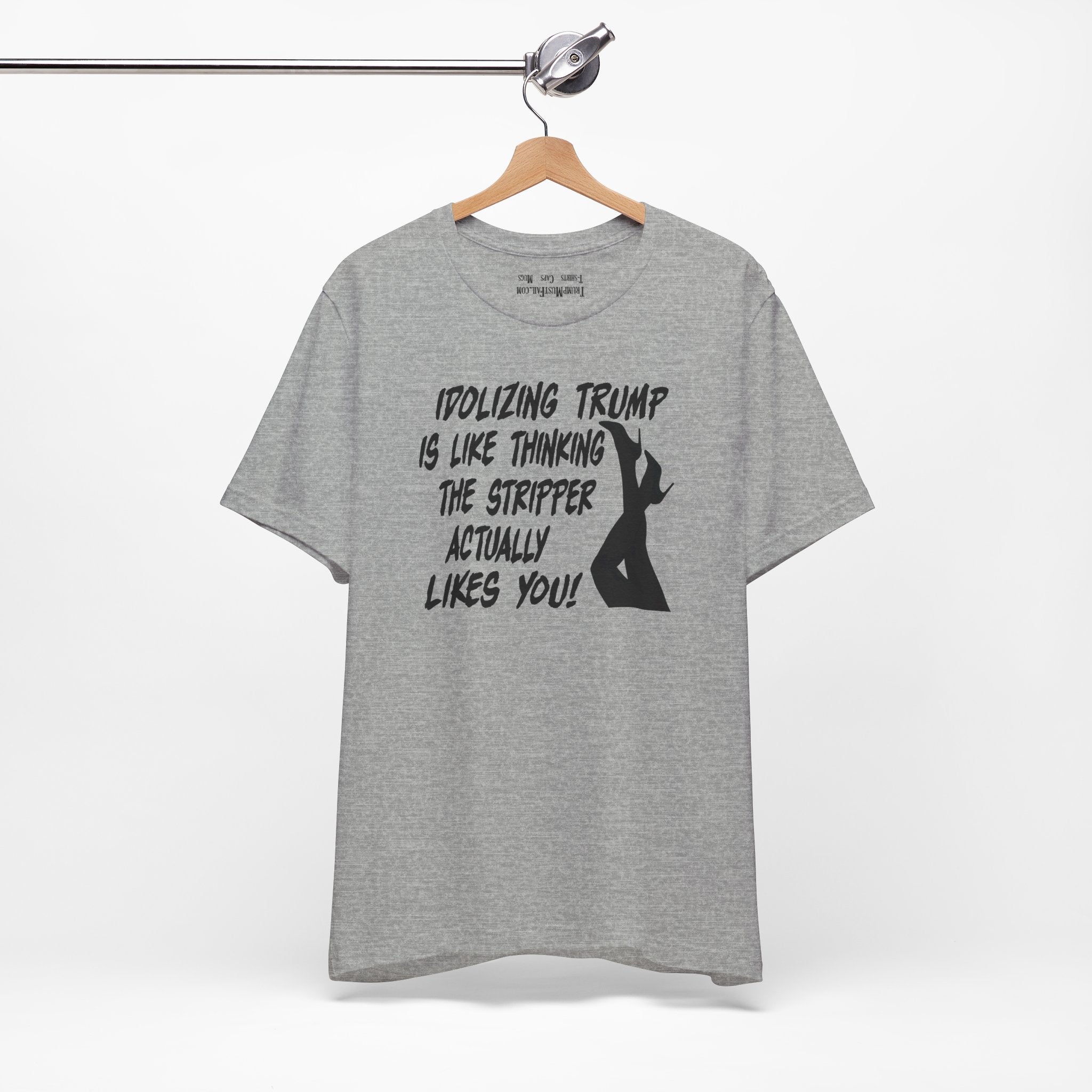STRIPPER T-SHIRT/ATHLETIC HEATHER