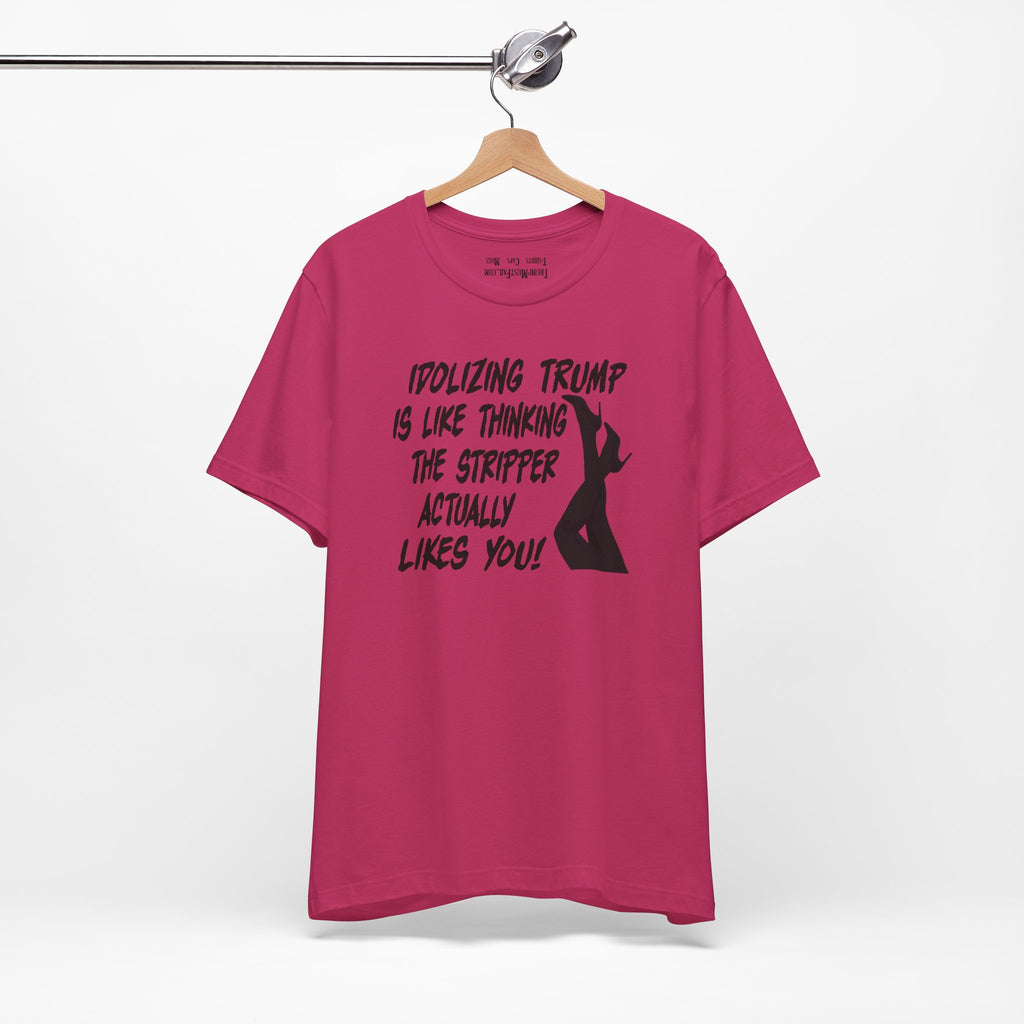 STRIPPER T-SHIRT/BERRY
