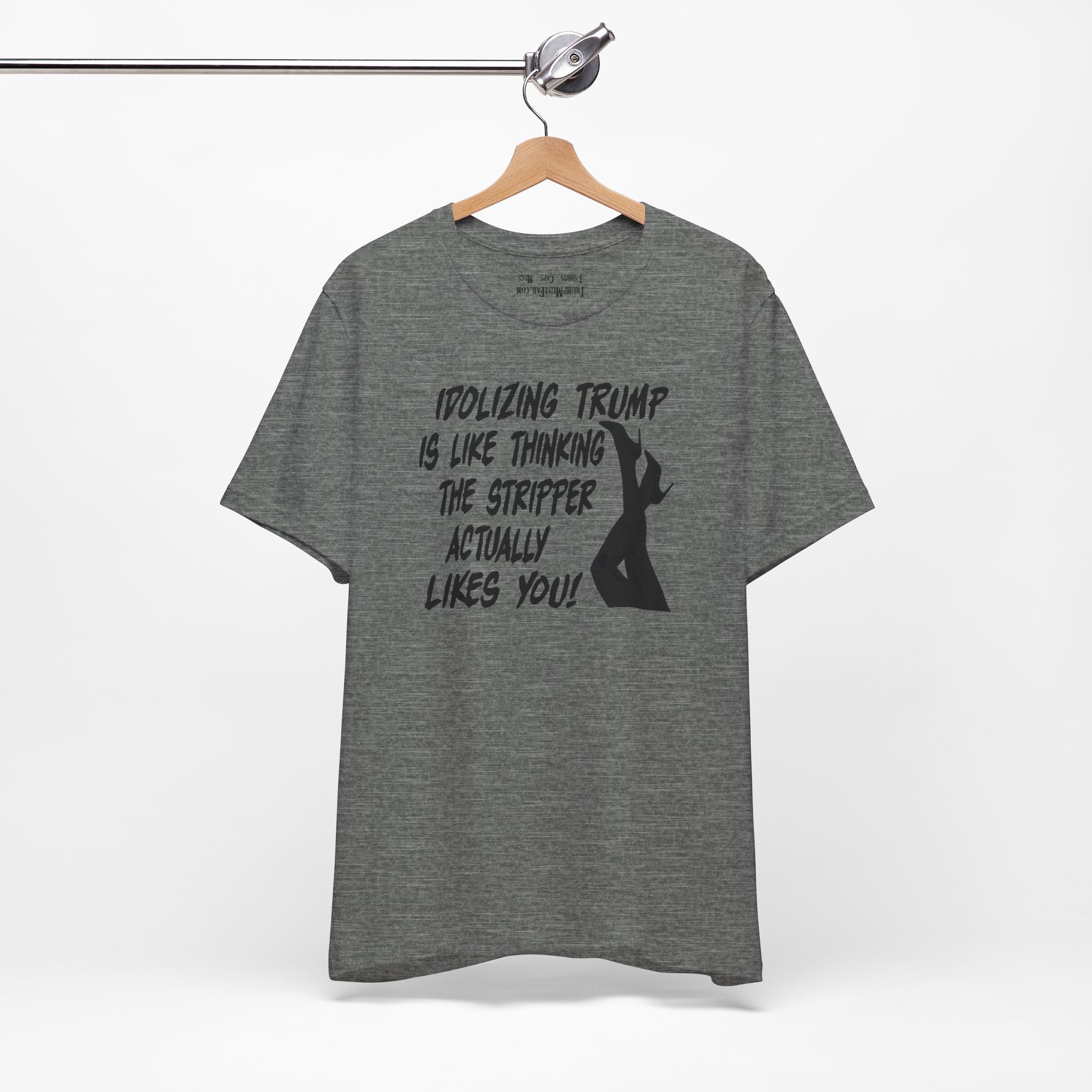 STRIPPER T-SHIRT/DEEP HEATHER