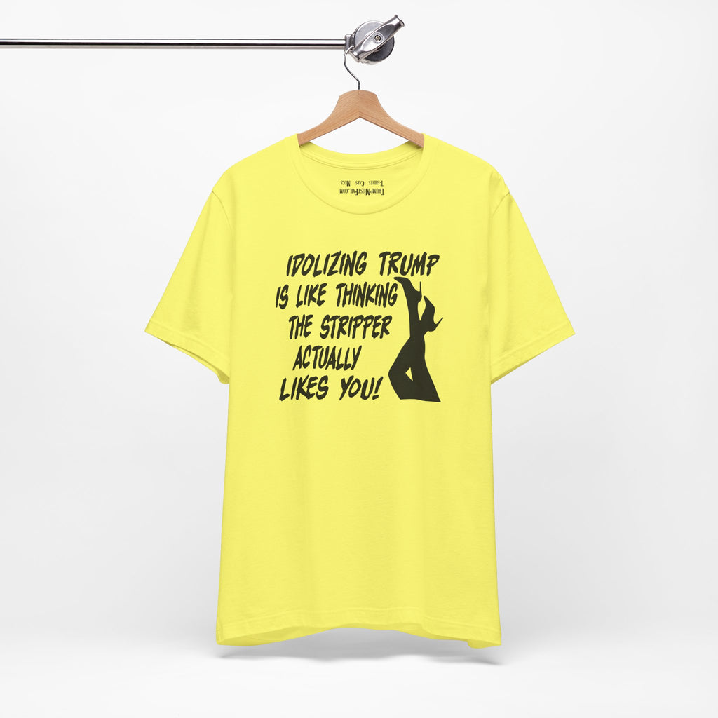 STRIPPER T-SHIRT/YELLOW