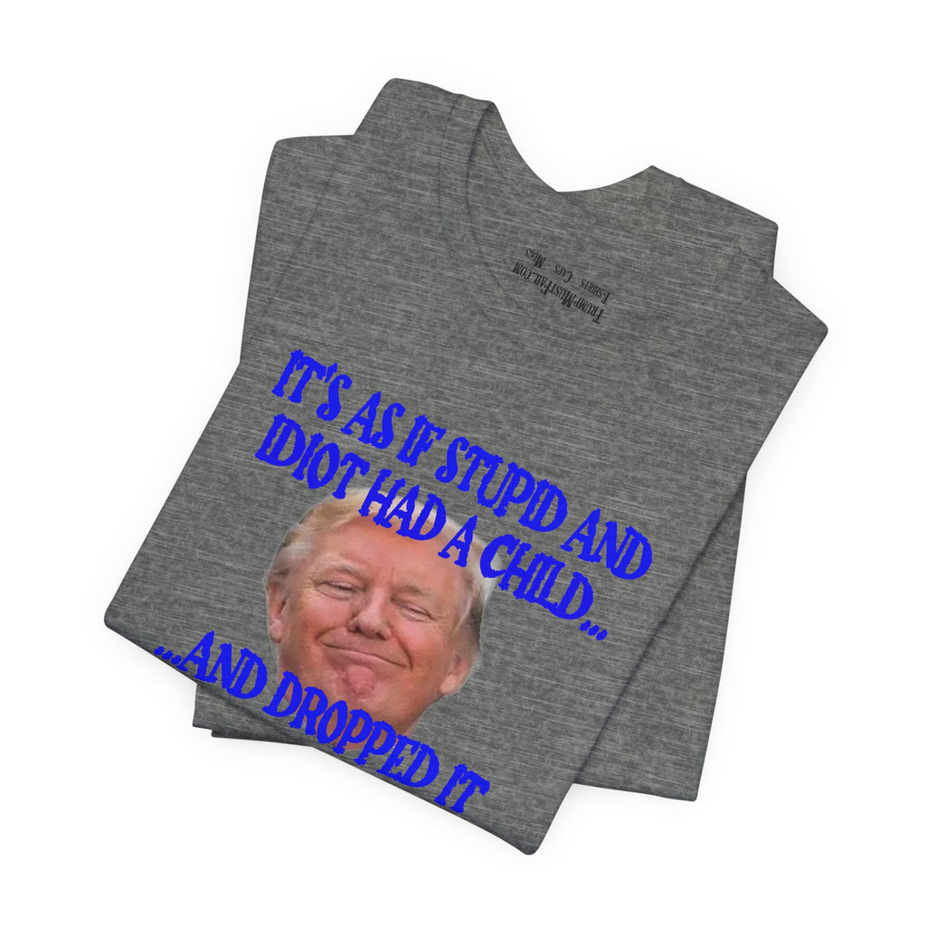 STUPID JR T-SHIRT/DEEP HEATHER