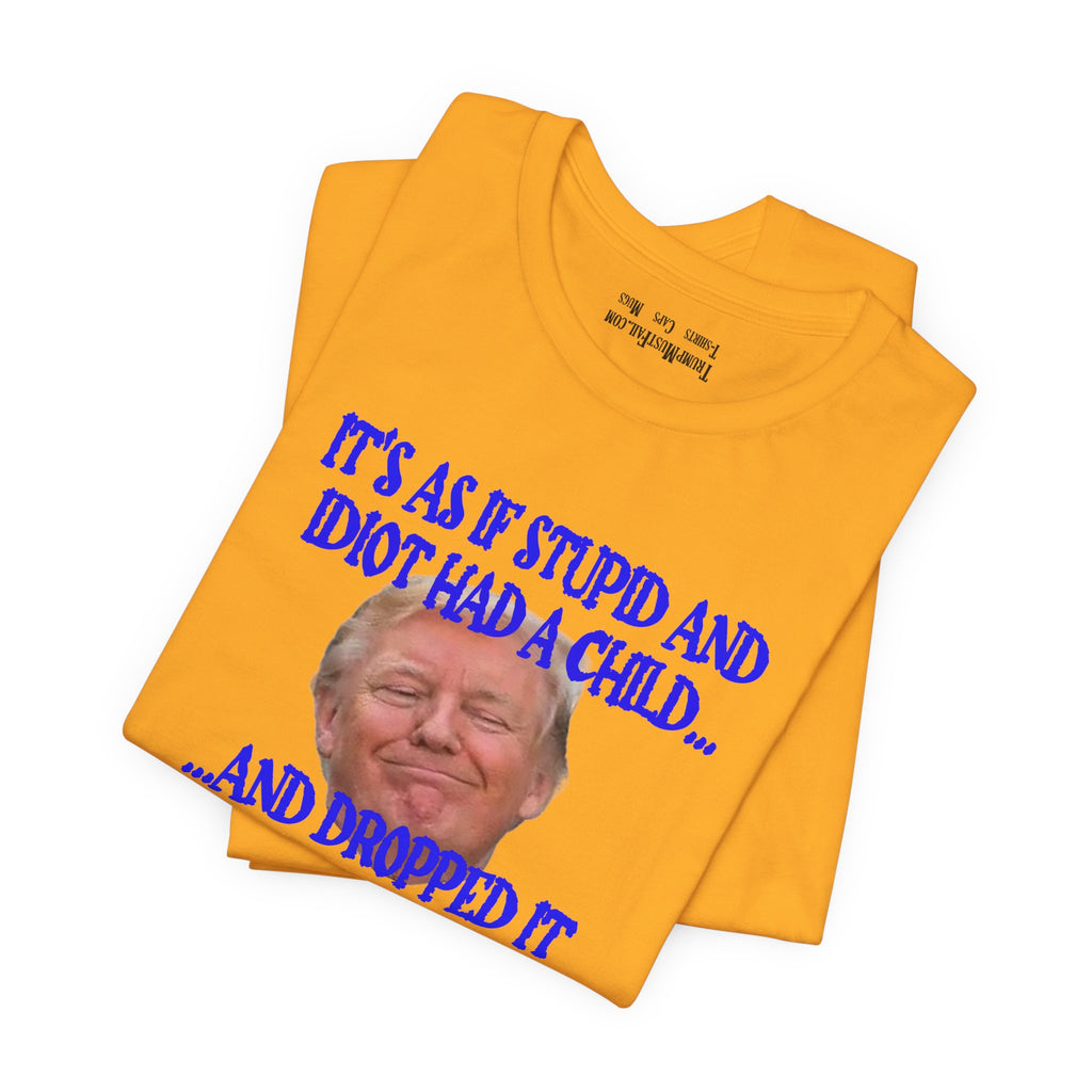 STUPID JR T-SHIRT/GOLD