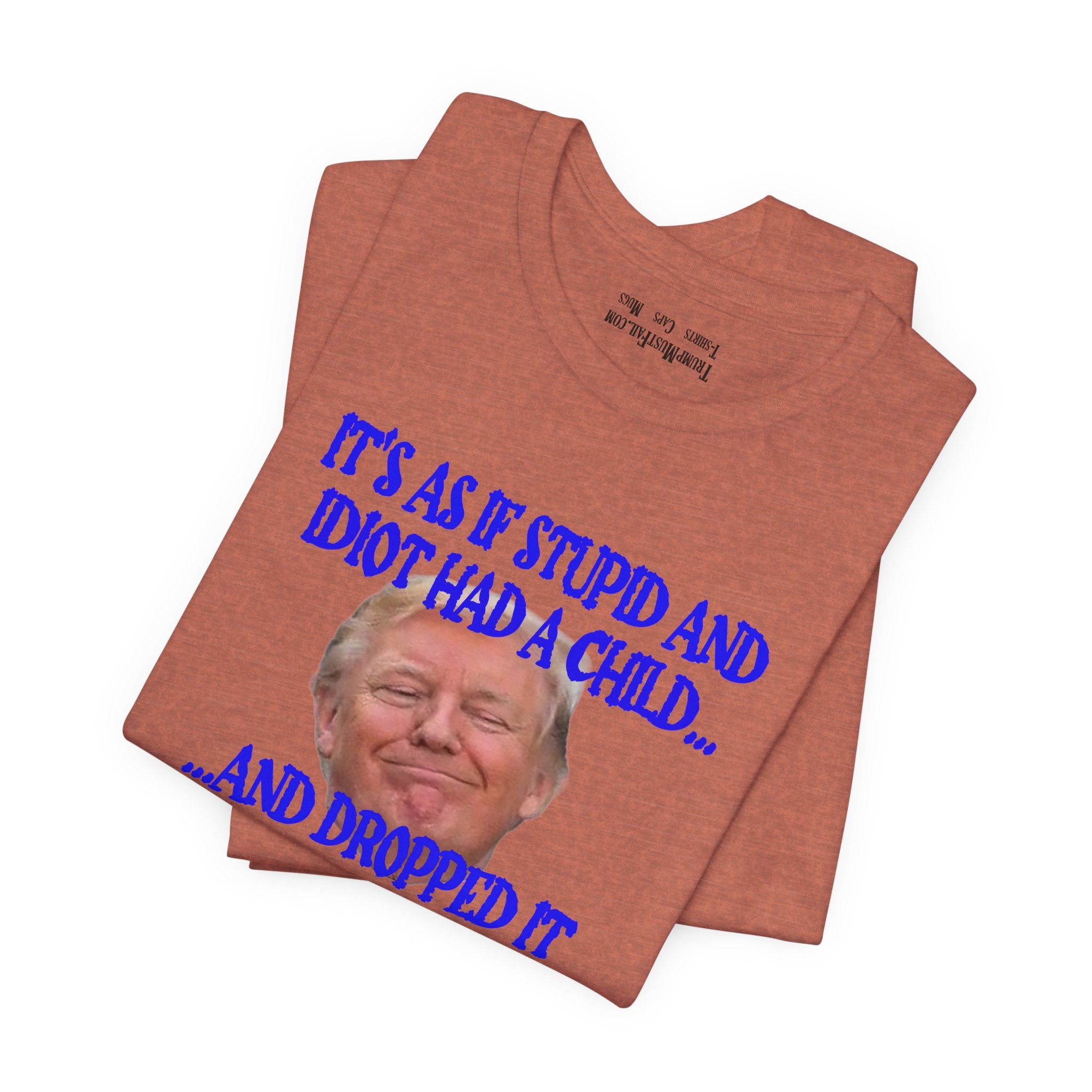 STUPID JR T-SHIRT/HEATHER CLAY