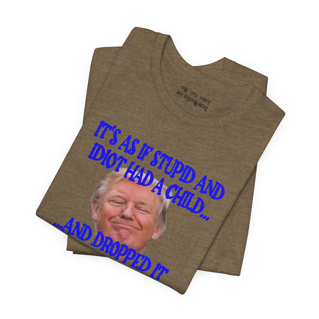 STUPID JR T-SHIRT/HEATHER OLIVE