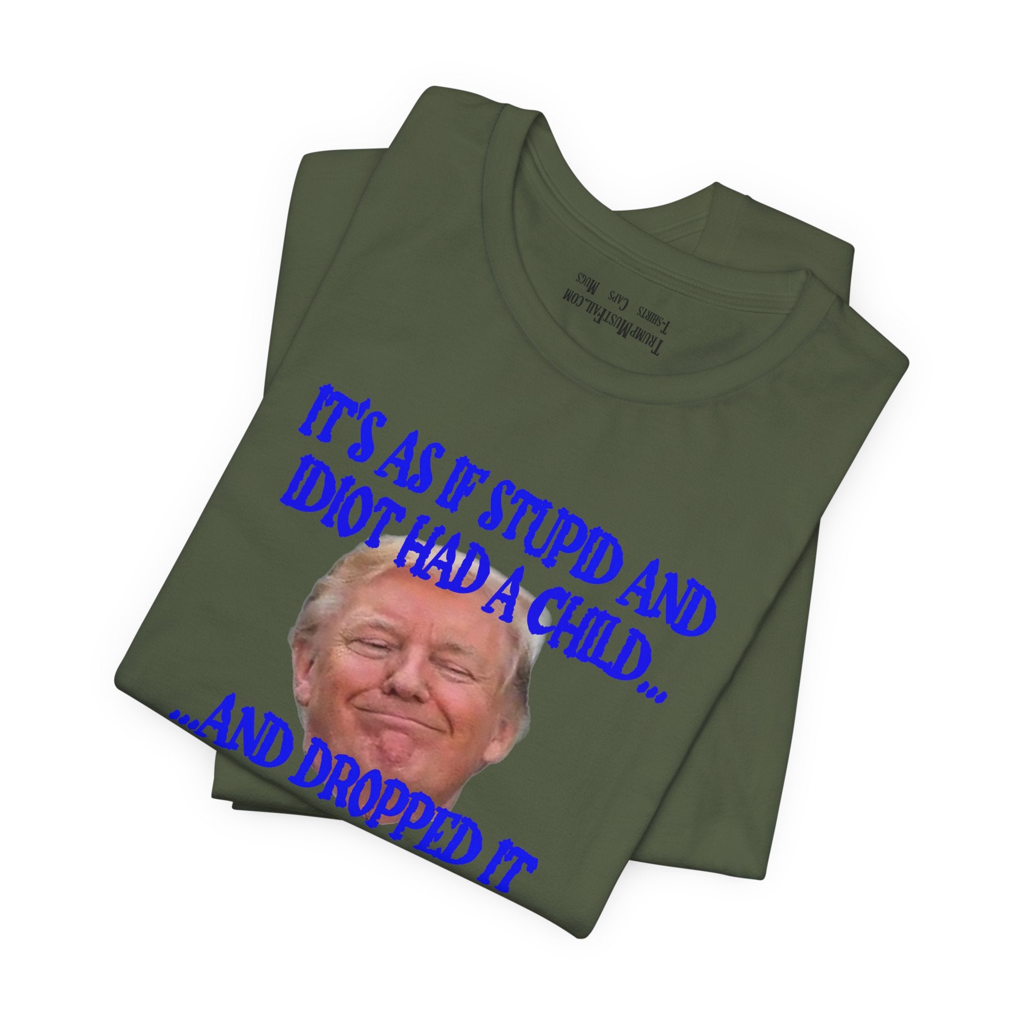 STUPID JR T-SHIRT/MILITARY GREEN