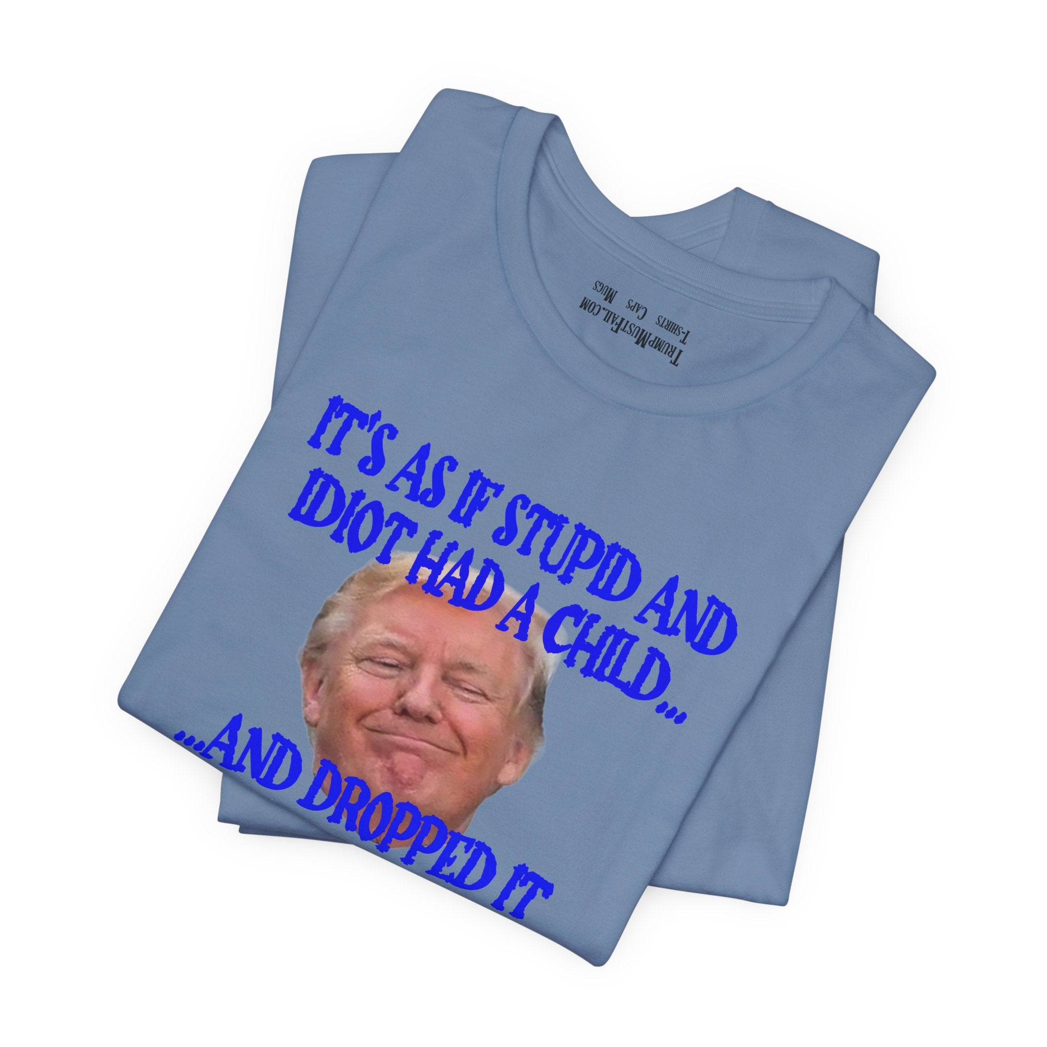 STUPID JR T-SHIRT/STEEL BLUE