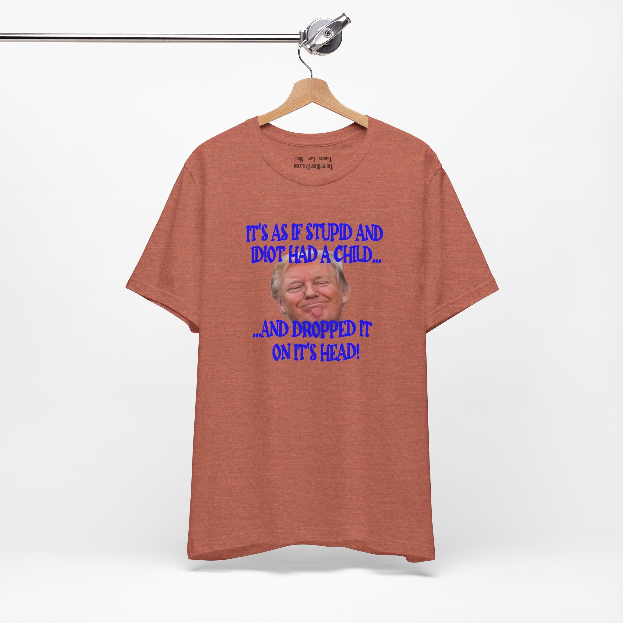 STUPID JR T-SHIRT/HEATHER CLAY