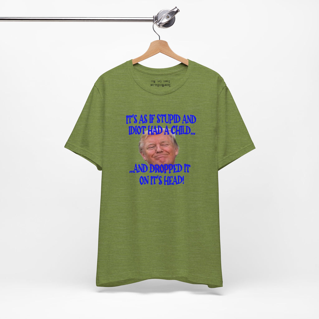 STUPID JR T-SHIRT/HEATHER GREEN