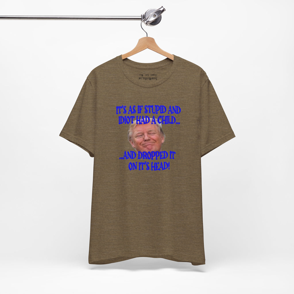 STUPID JR T-SHIRT/HEATHER OLIVE