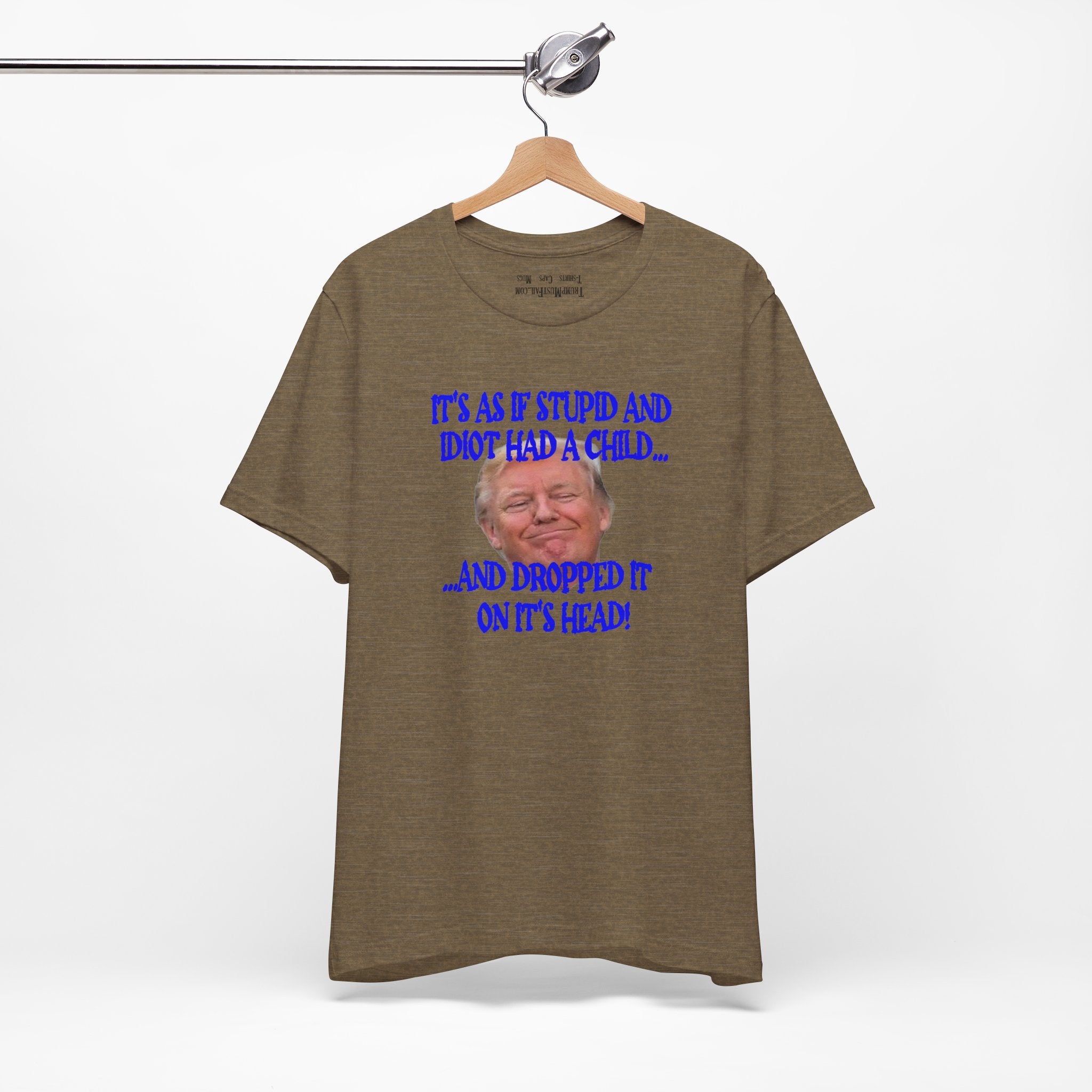 STUPID JR T-SHIRT/HEATHER OLIVE