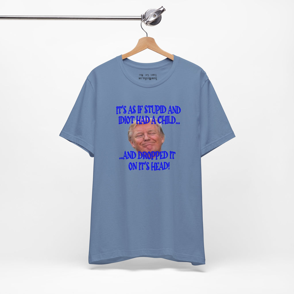 STUPID JR T-SHIRT/STEEL BLUE