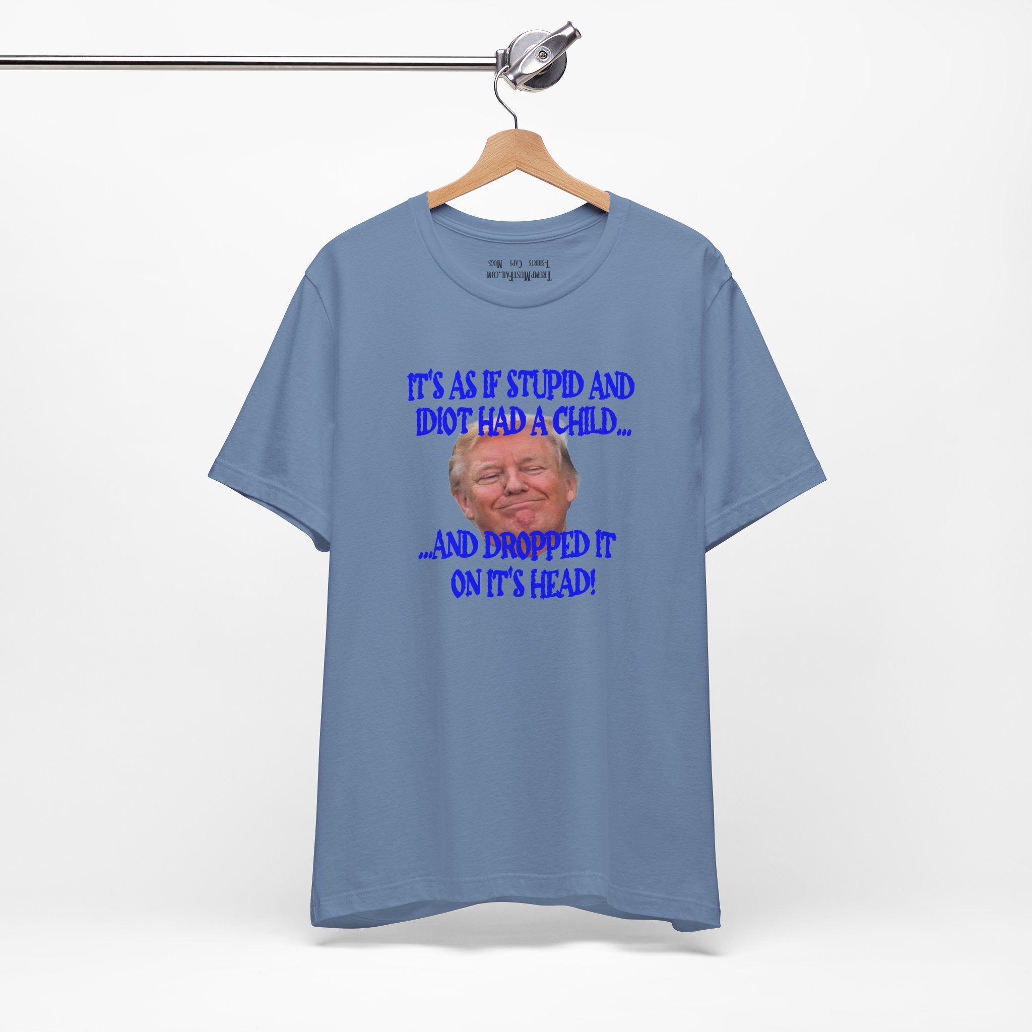 STUPID JR T-SHIRT/STEEL BLUE