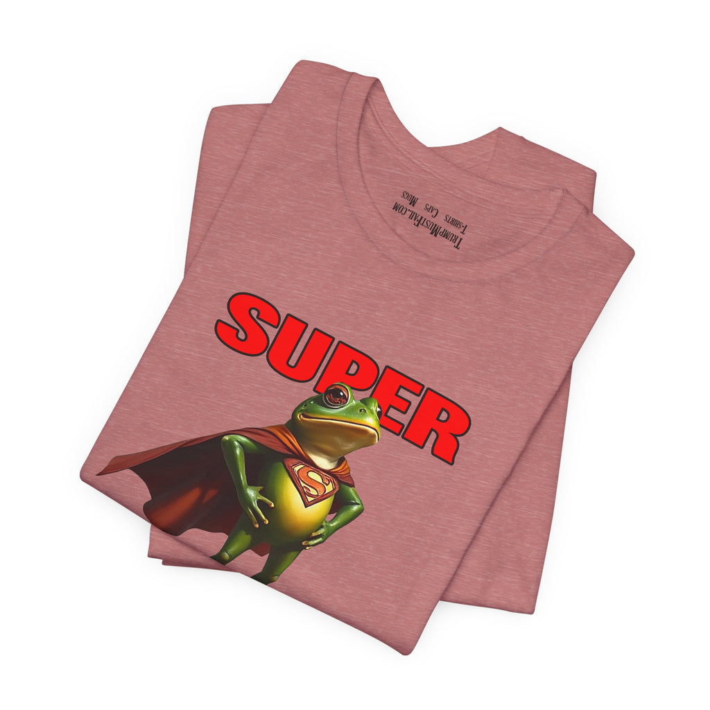 SUPER ANTIFA T-SHIRT/HEATHER MAUVE