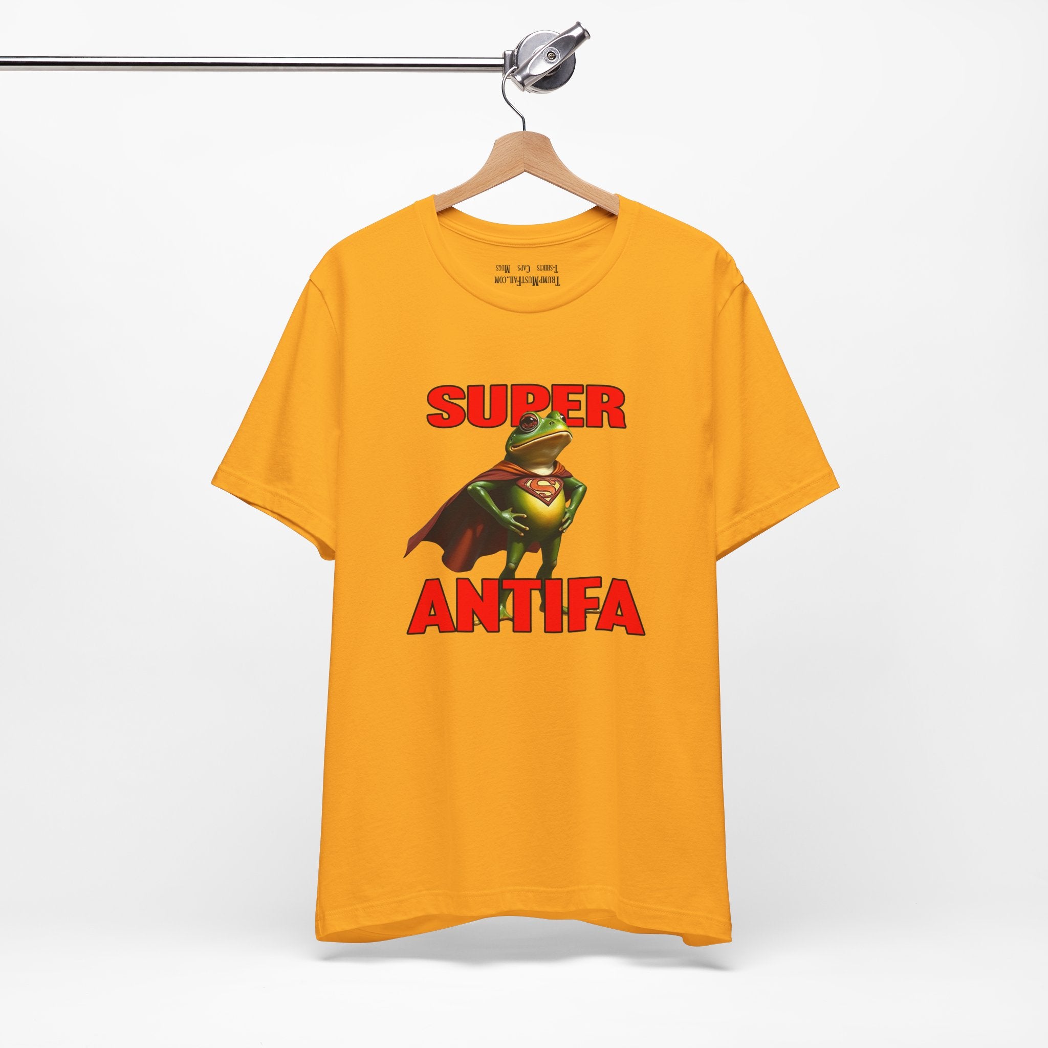 SUPER ANTIFA T-SHIRT/GOLD