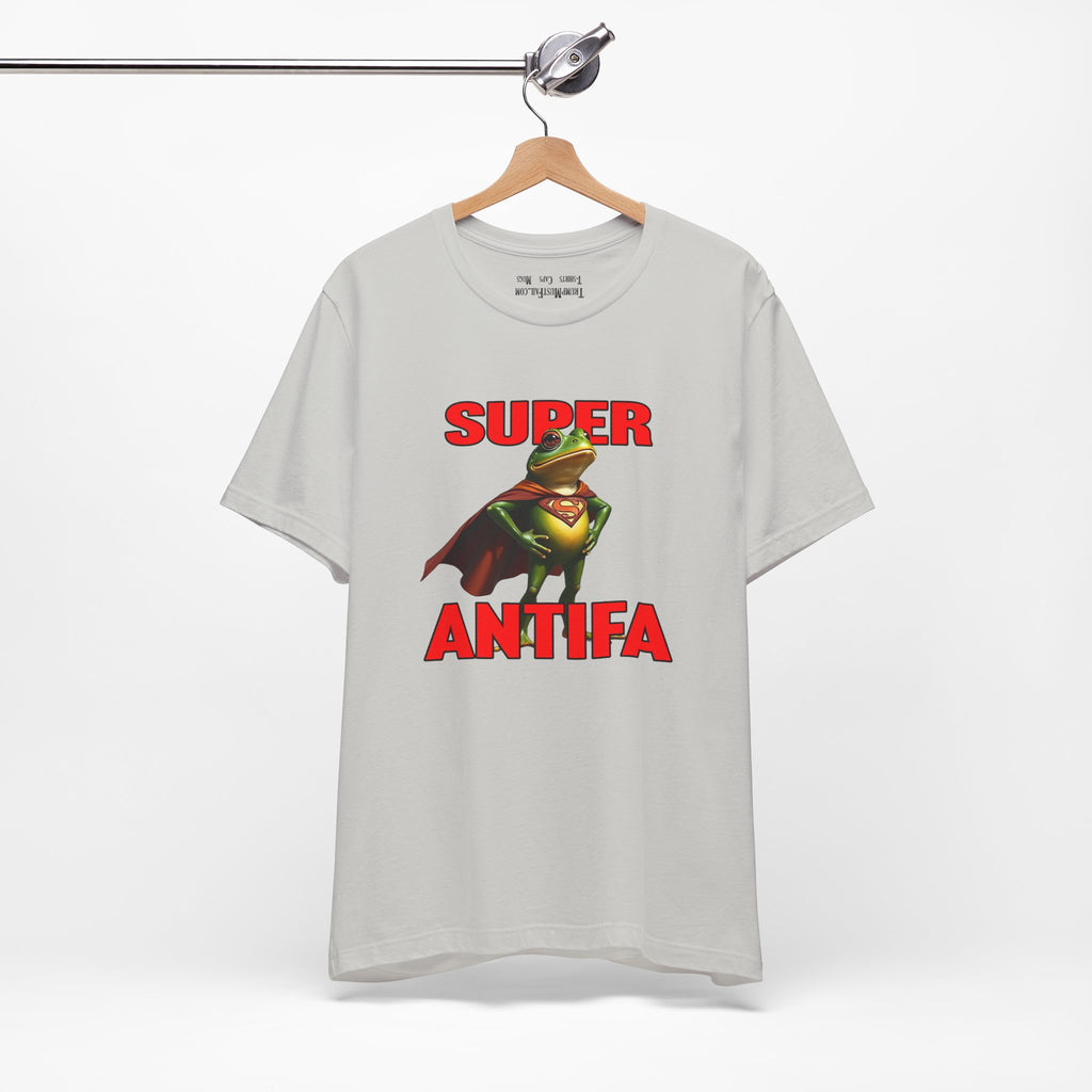 SUPER ANTIFA T-SHIRT/SILVER