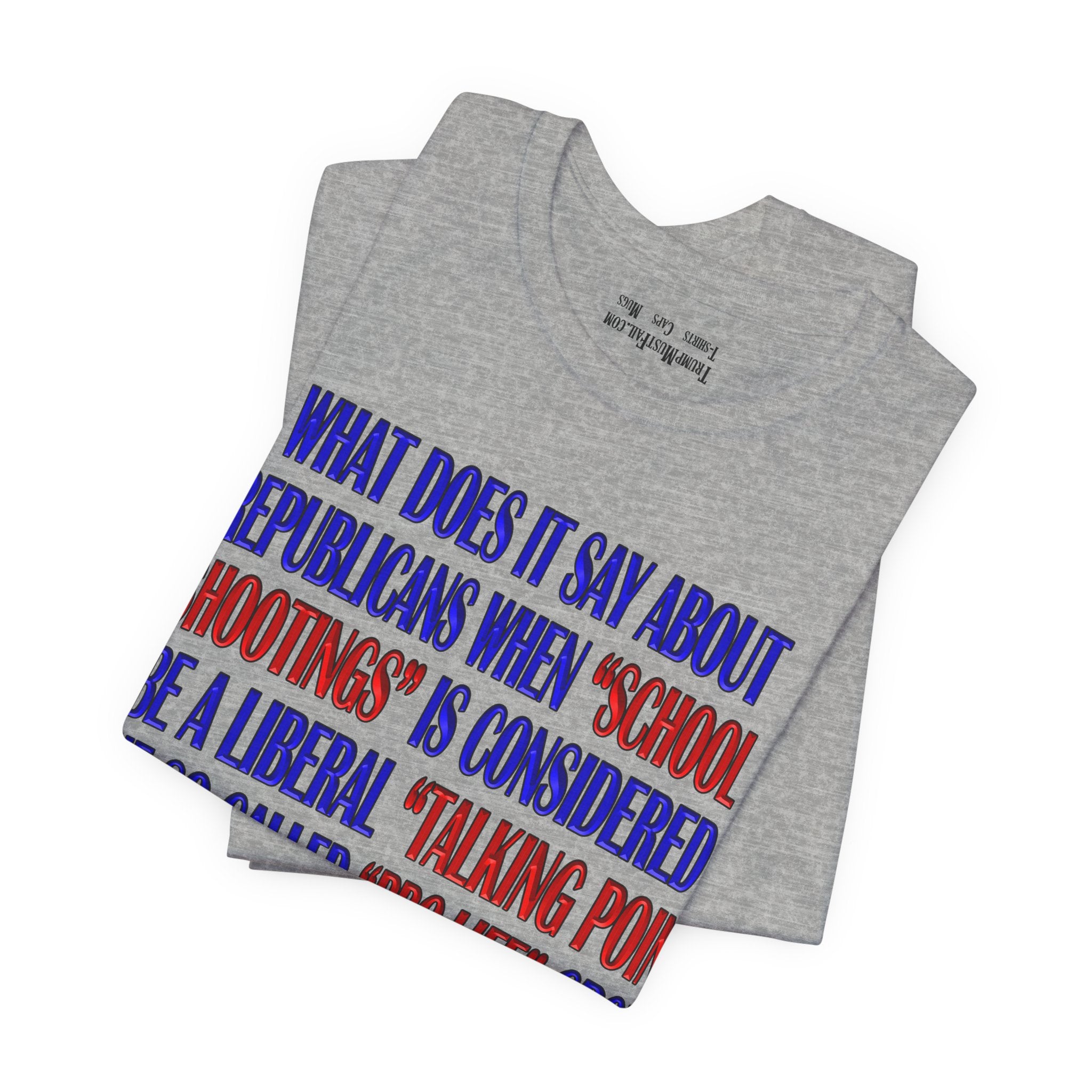 TALKING POINT T-SHIRT/ATHLETIC HEATHER