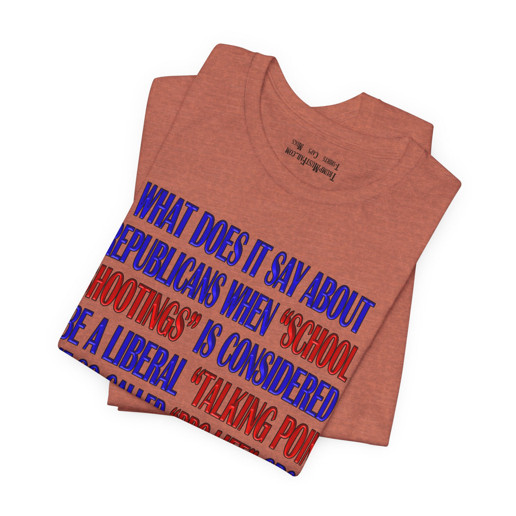 TALKING POINT T-SHIRT/HEATHER CLAY