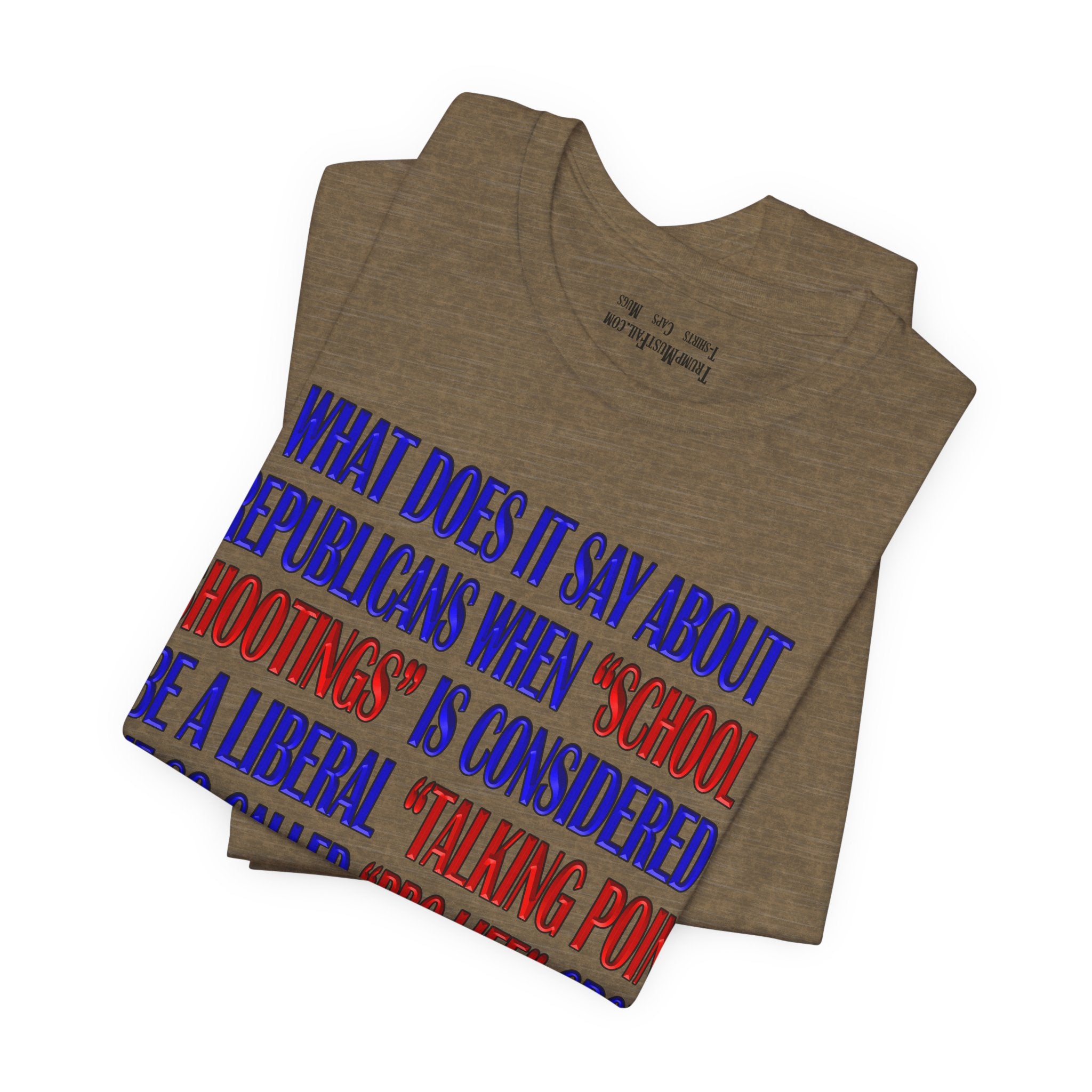TALKING POINT T-SHIRT/HEATHER OLIVE
