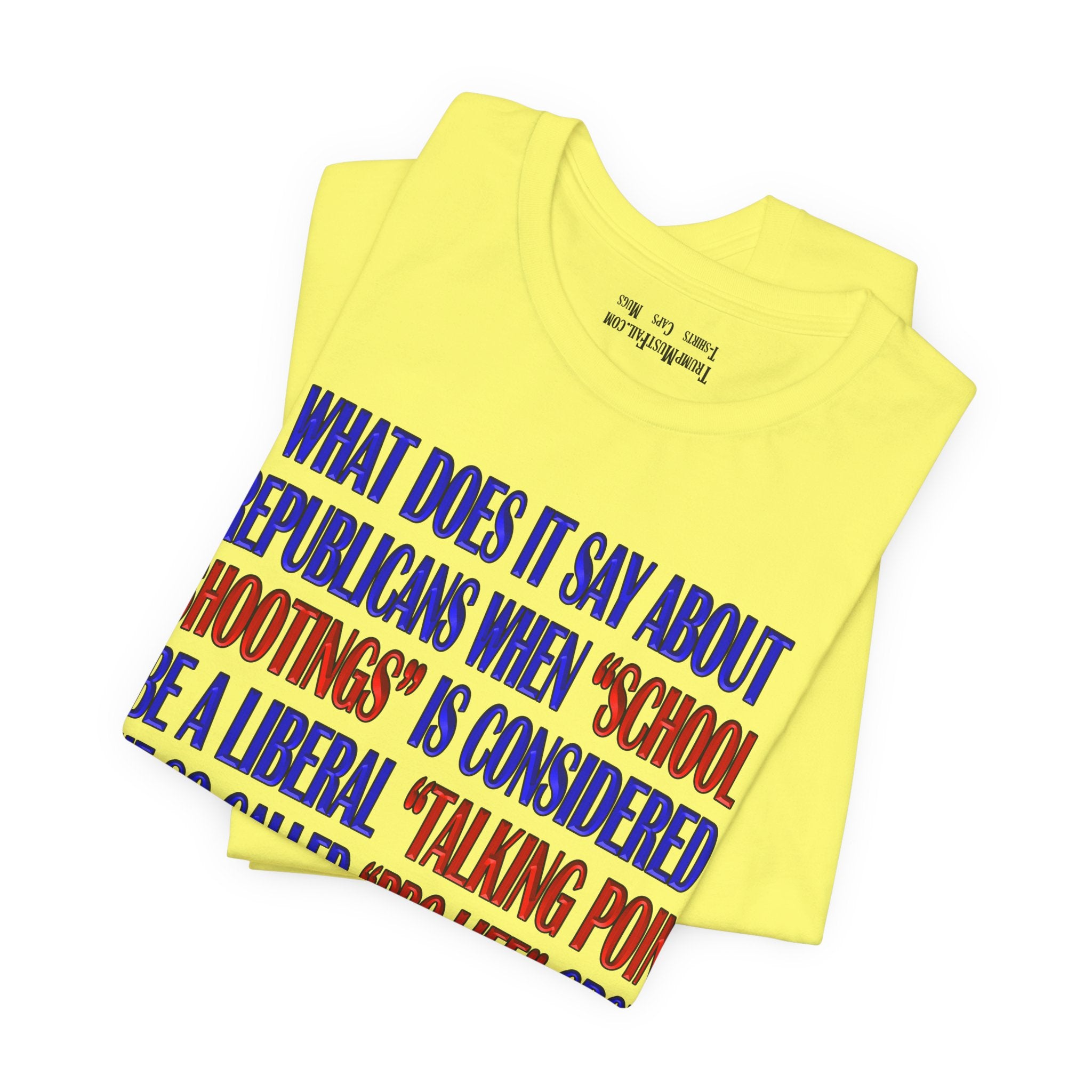 TALKING POINT T-SHIRT/YELLOW