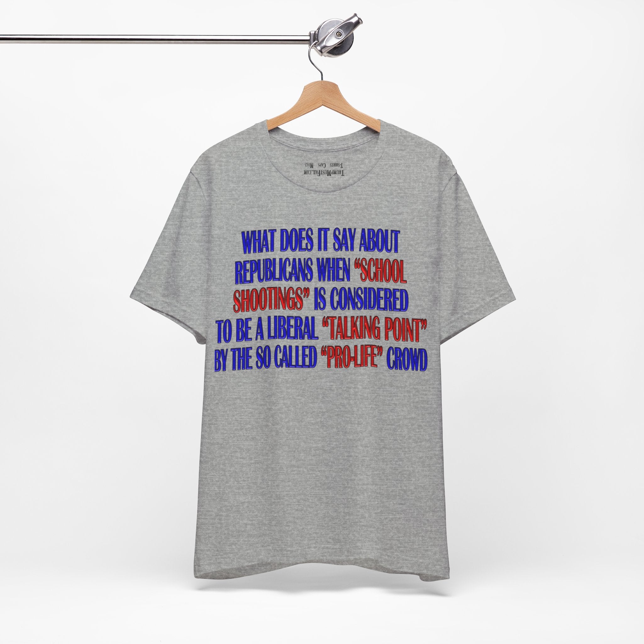 TALKING POINT T-SHIRT/ATHLETIC HEATHER