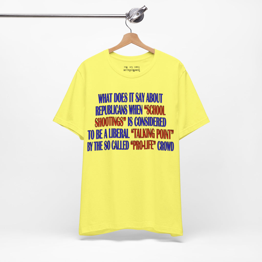 TALKING POINT T-SHIRT/YELLOW