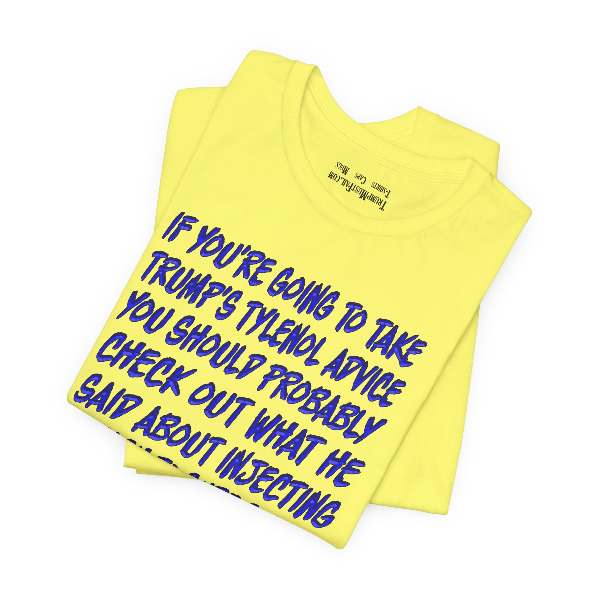 TYLENOL ADVICE T-SHIRT/YELLOW