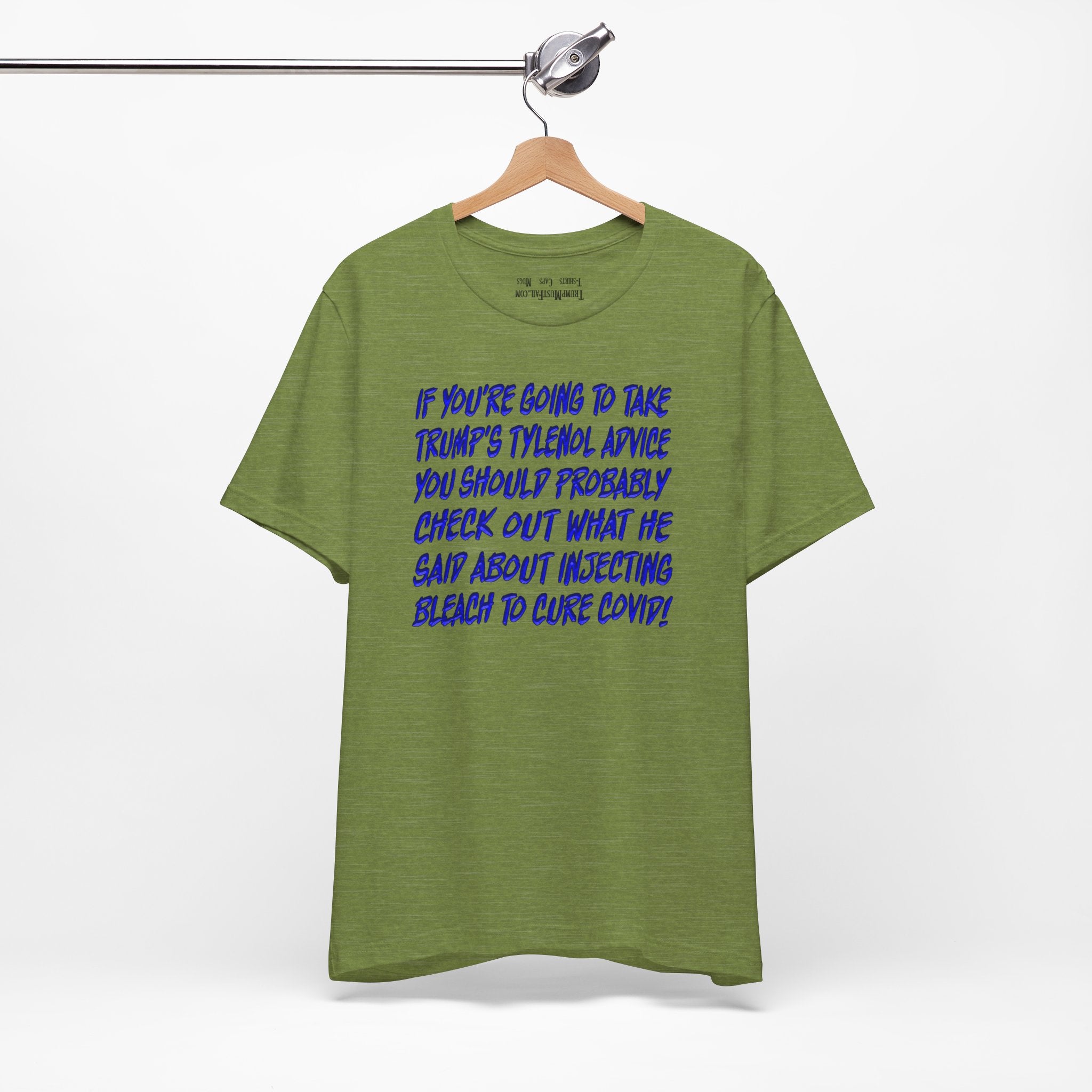 TYLENOL ADVICE T-SHIRT/HEATHER GREEN