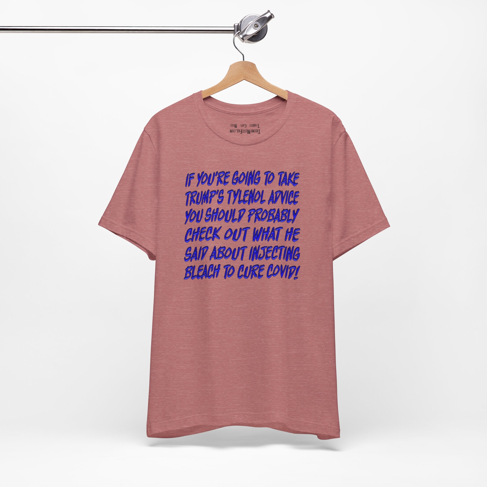 TYLENOL ADVICE T-SHIRT/HEATHER MAUVE