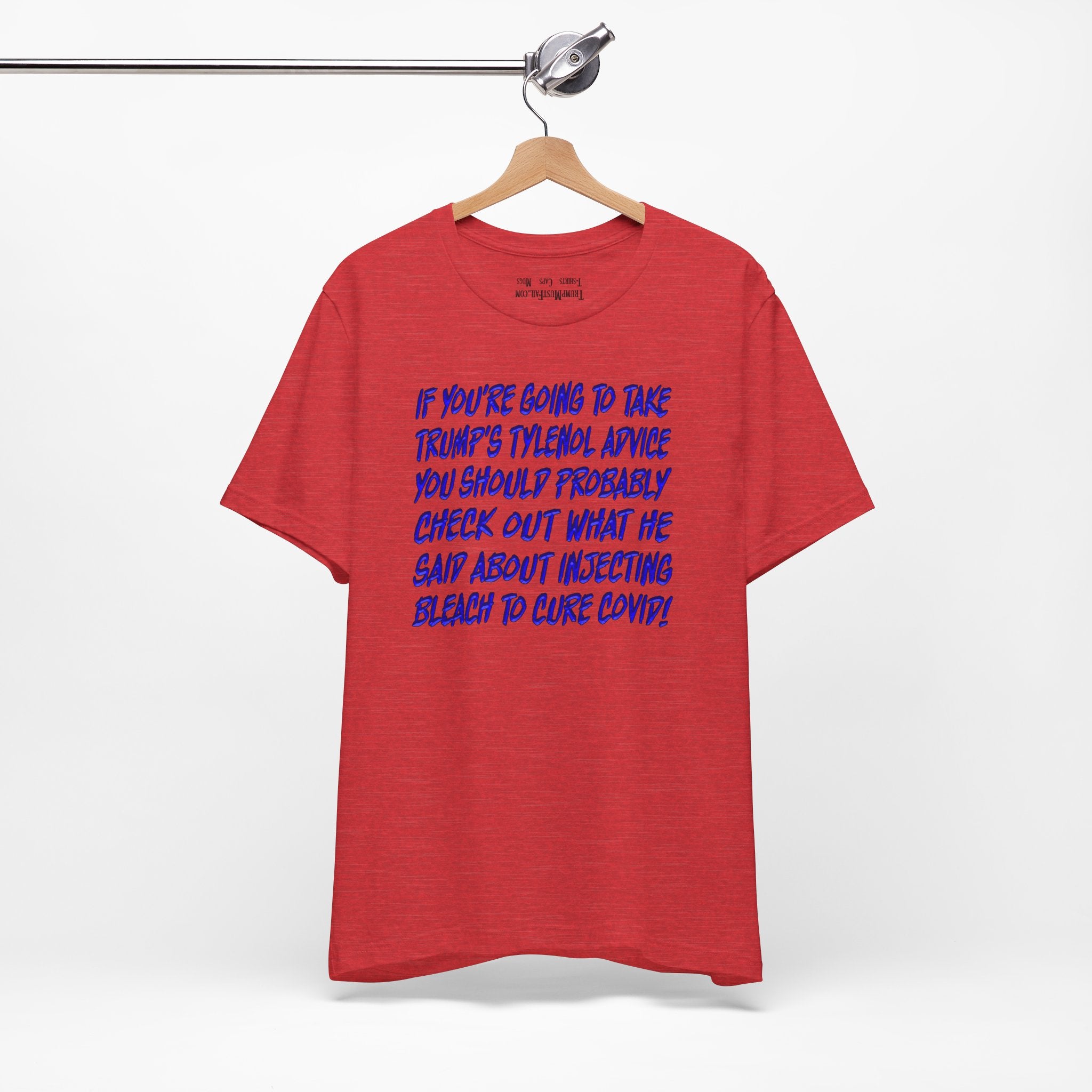 TYLENOL ADVICE T-SHIRT/HEATHER RED