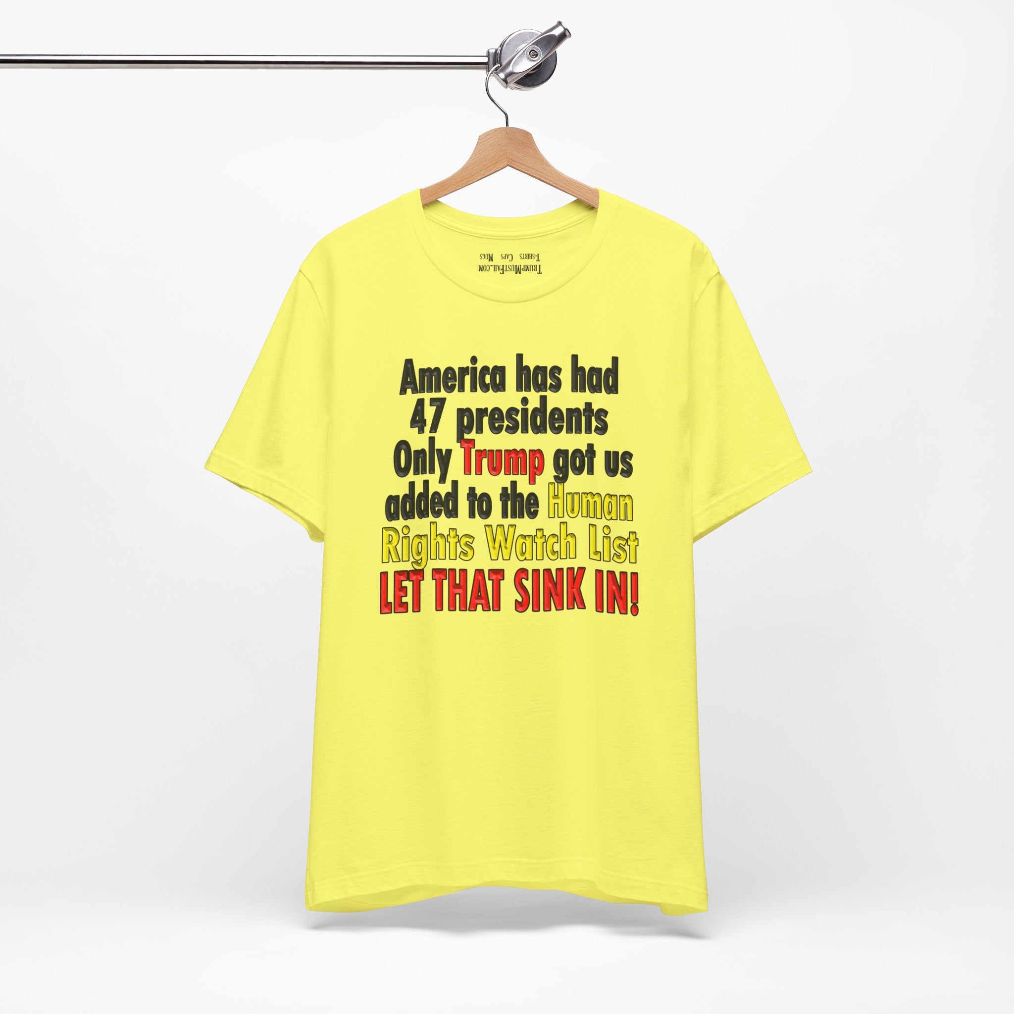 WATCH WISH T-SHIRT/YELLOW