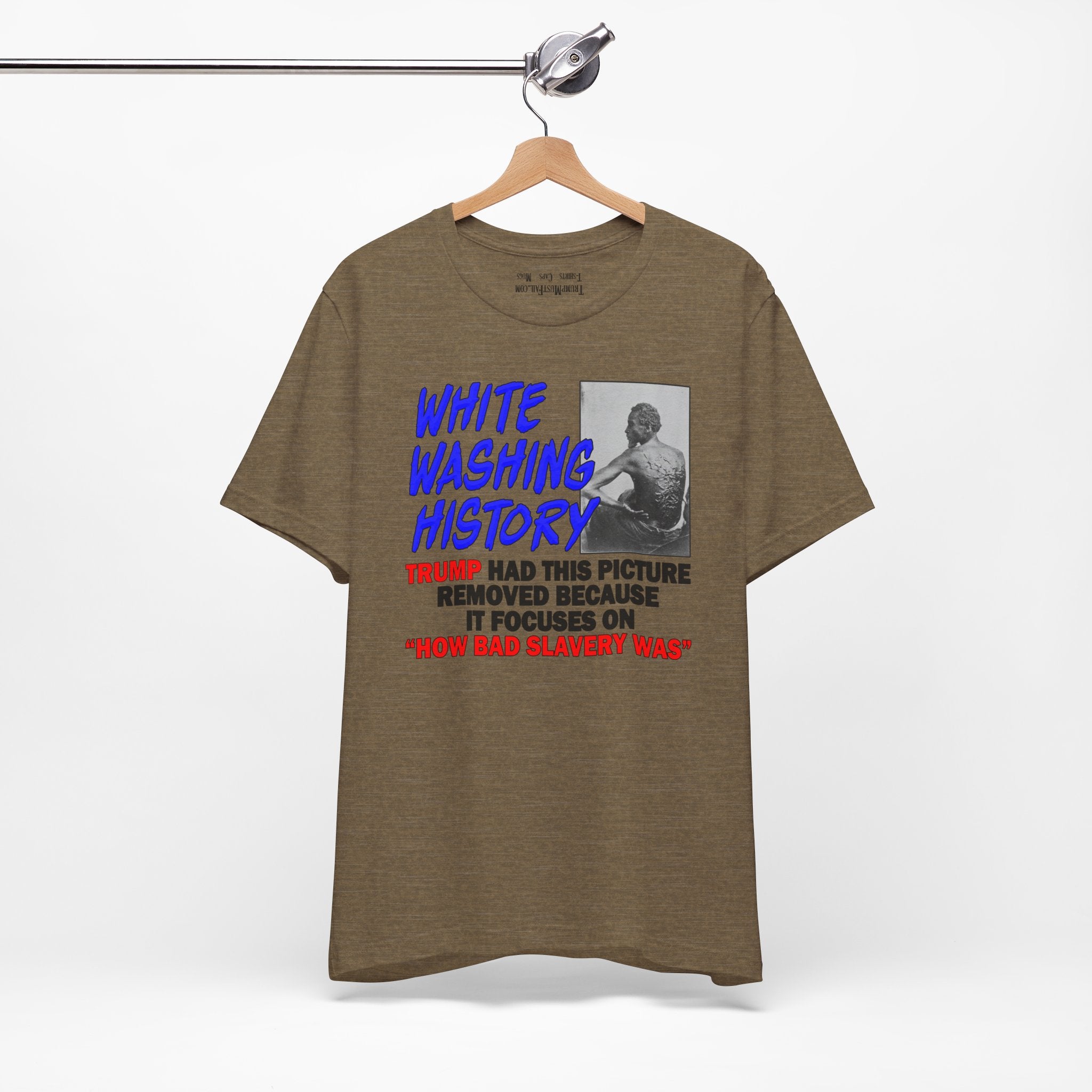 WHIPPING T-SHIRT/HEATHER OLIVE