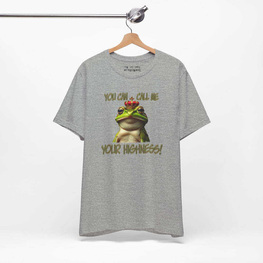 YOUR HIGHNESS T-SHIRT/ATHLETIC HEATHER