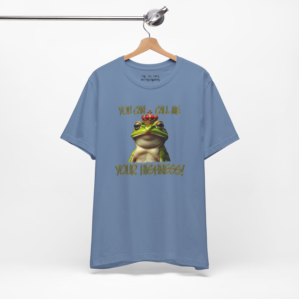 YOUR HIGHNESS T-SHIRT/STEEL BLUE